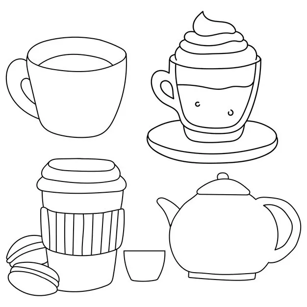 Dibujos para colorear e imprimir Tea With Milk