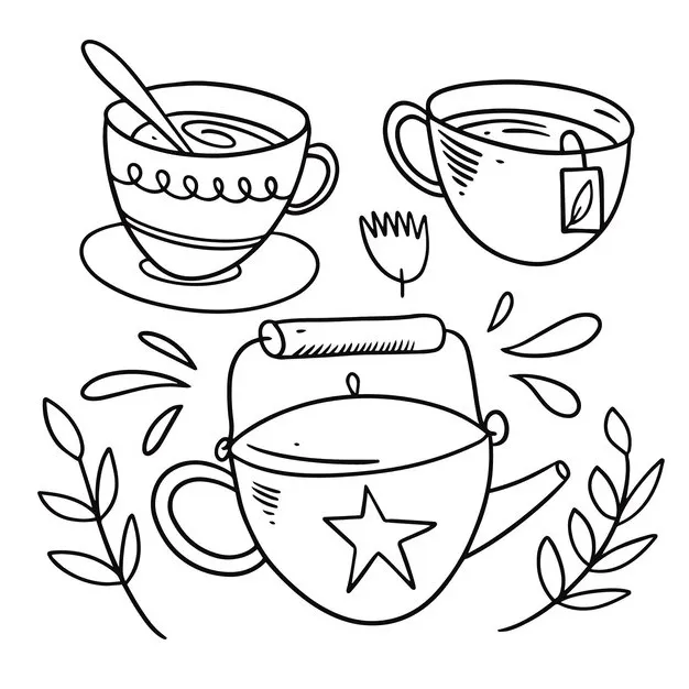 Dibujos para colorear e imprimir Tea With Milk