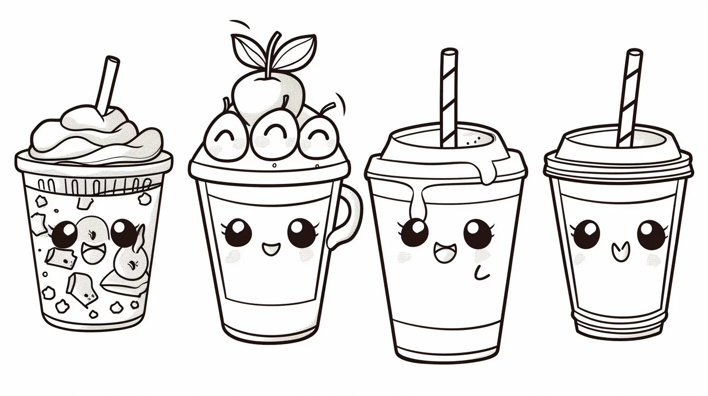 Dibujos para colorear e imprimir Tea With Milk