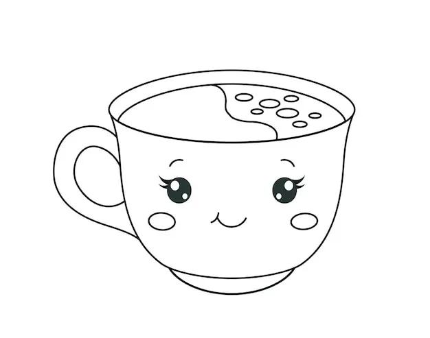 Dibujos para colorear e imprimir Tea With Milk