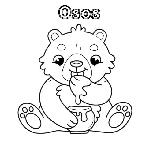 Dibujos para colorear e imprimir Teddy Bears