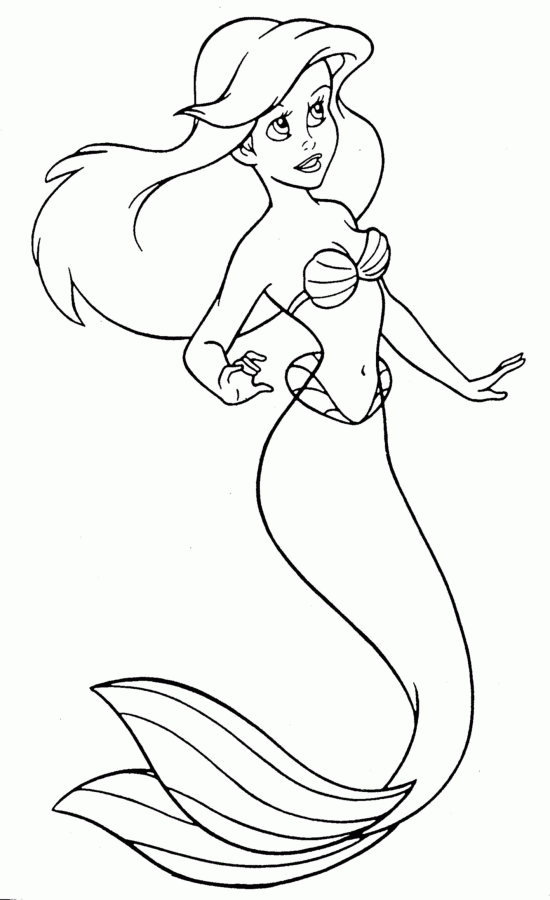 Dibujos para colorear e imprimir The Little Mermaid