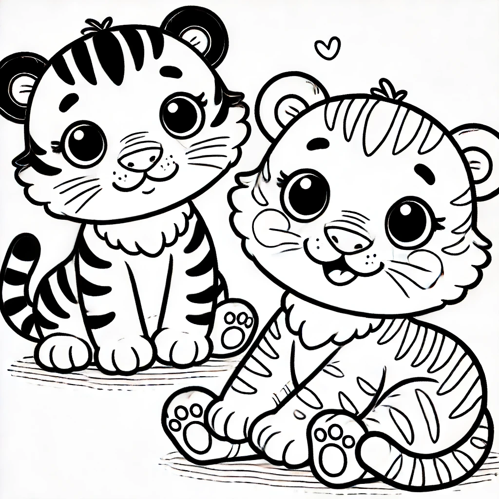 Dibujos para colorear e imprimir Tigers