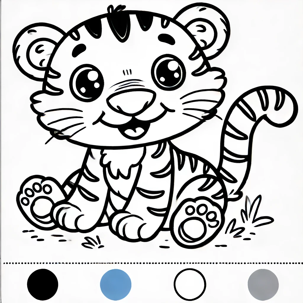 Dibujos para colorear e imprimir Tigers