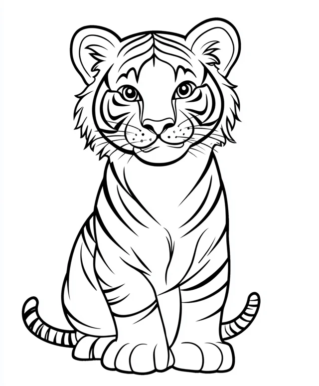 Dibujos para colorear e imprimir Tigers