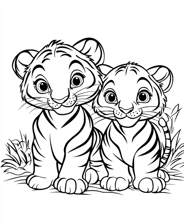 Dibujos para colorear e imprimir Tigers