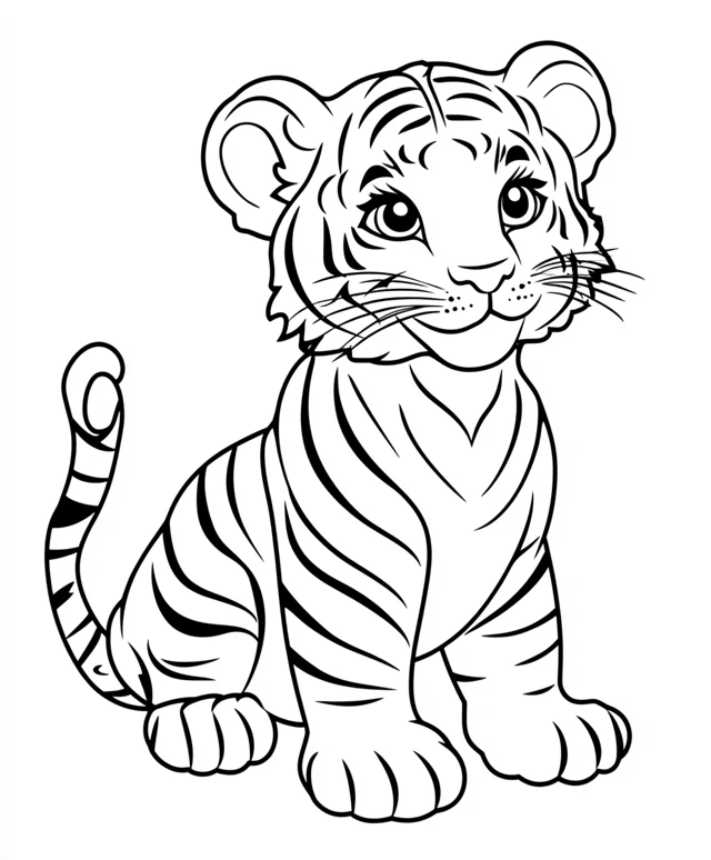 Dibujos para colorear e imprimir Tigers