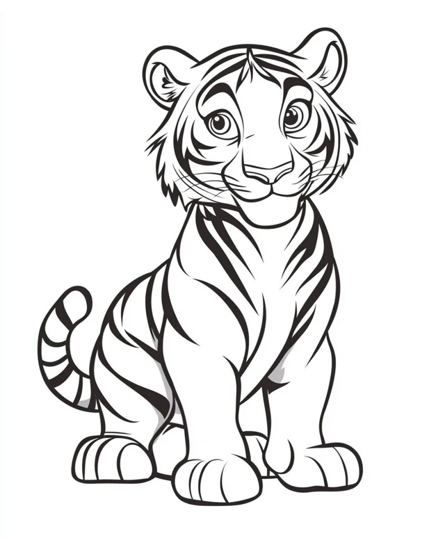 Dibujos para colorear e imprimir Tigers