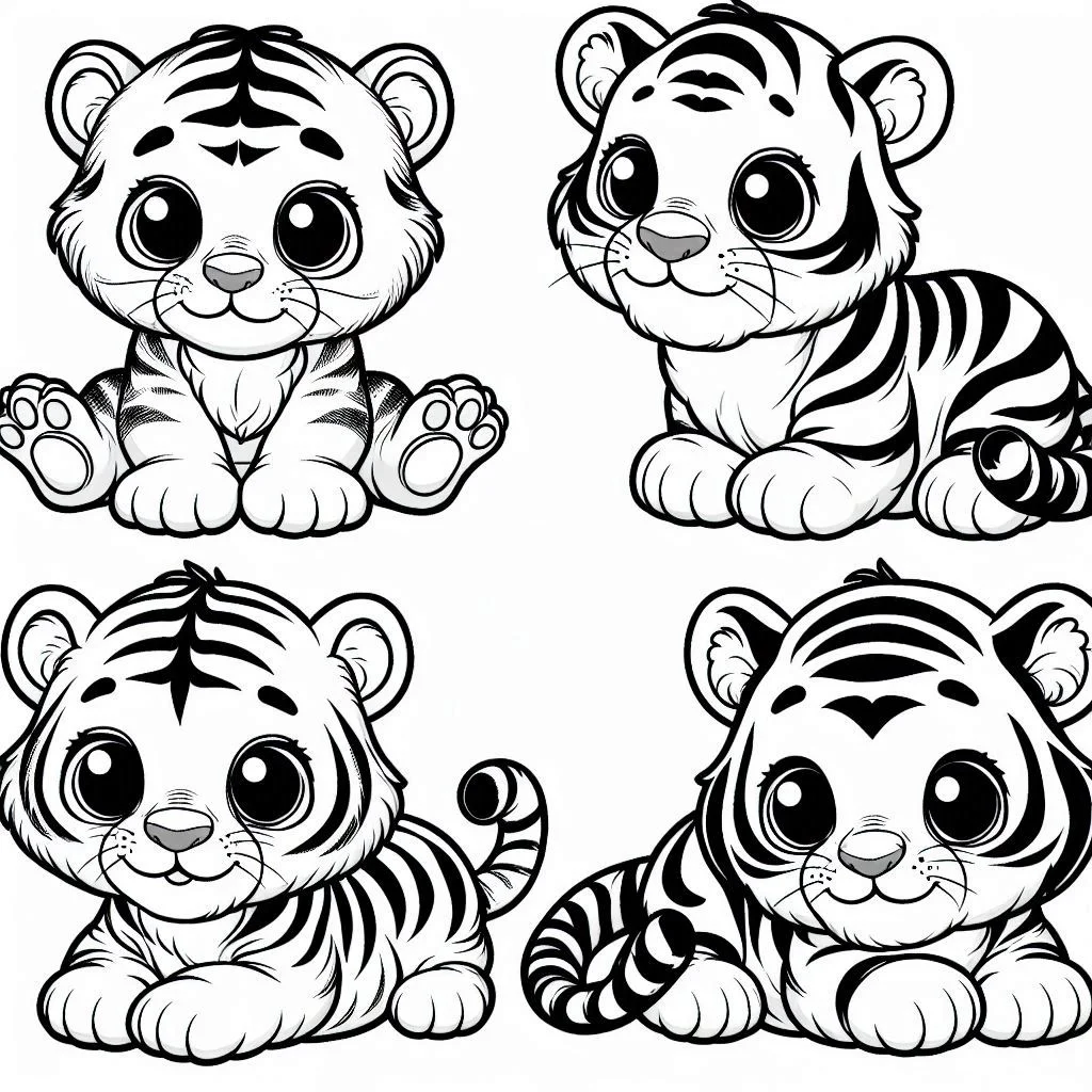 Dibujos para colorear e imprimir Tigers