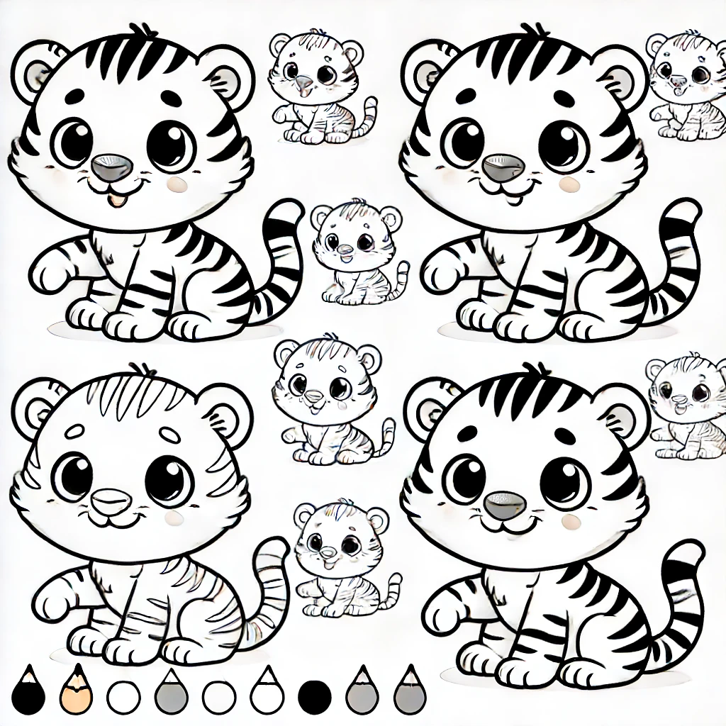 Dibujos para colorear e imprimir Tigers