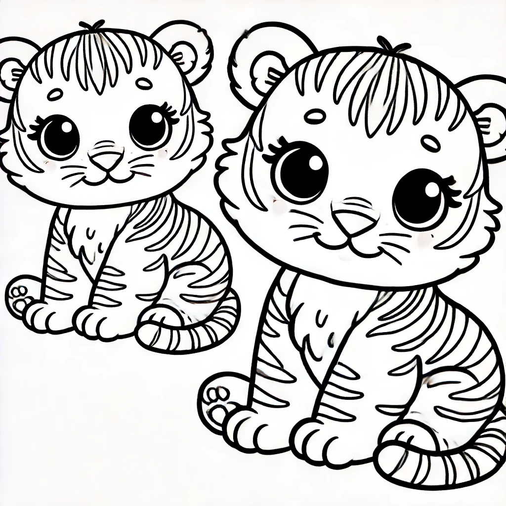 Dibujos para colorear e imprimir Tigers