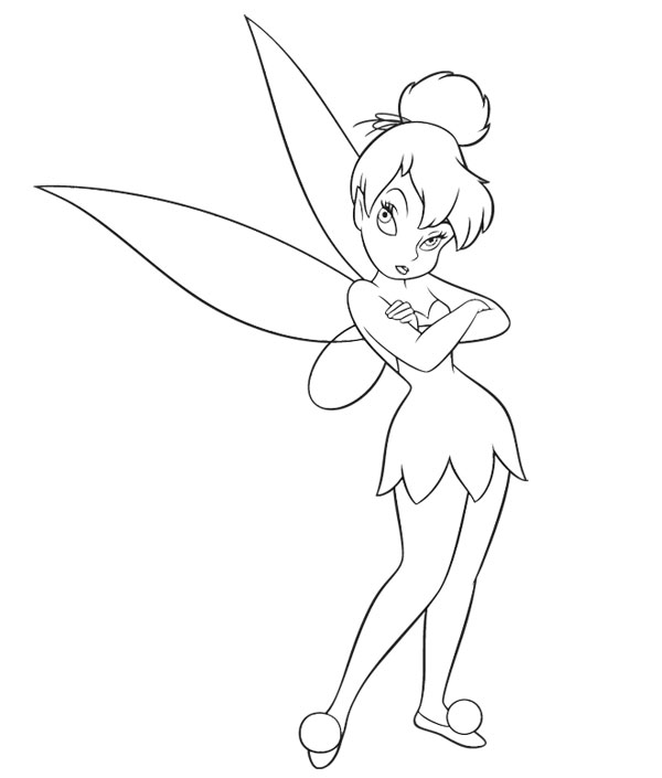 Dibujos para colorear e imprimir Tinker Bell