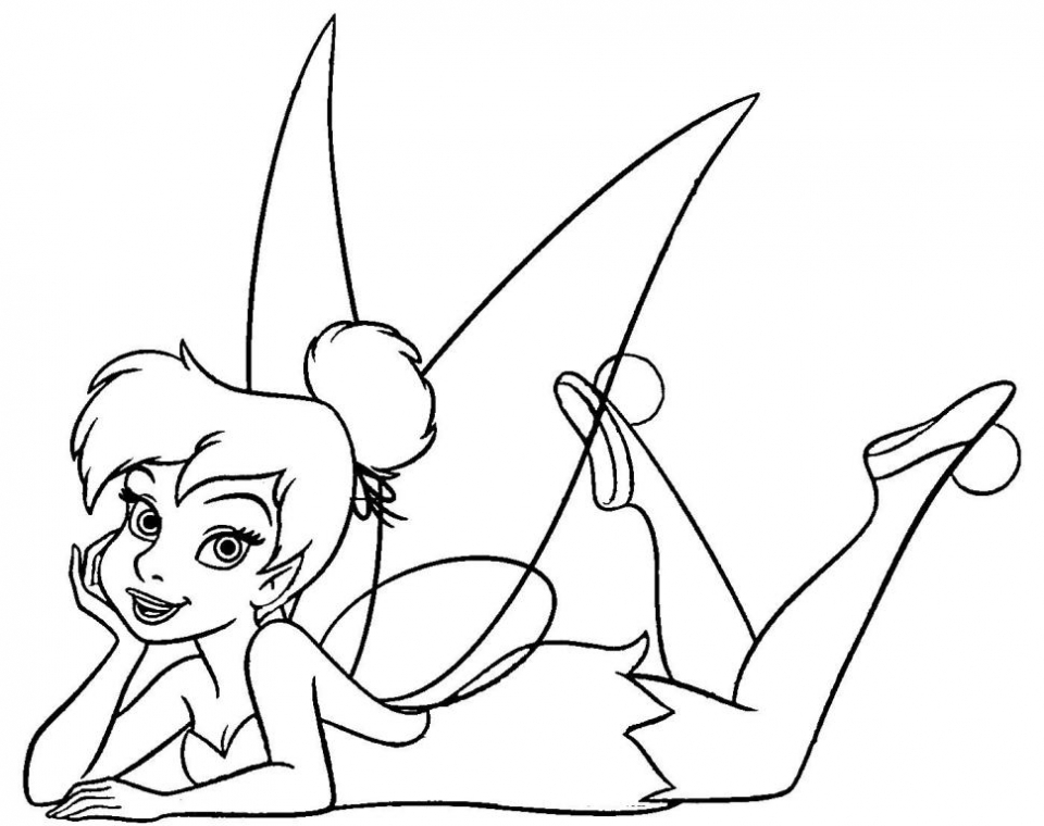 Dibujos para colorear e imprimir Tinker Bell