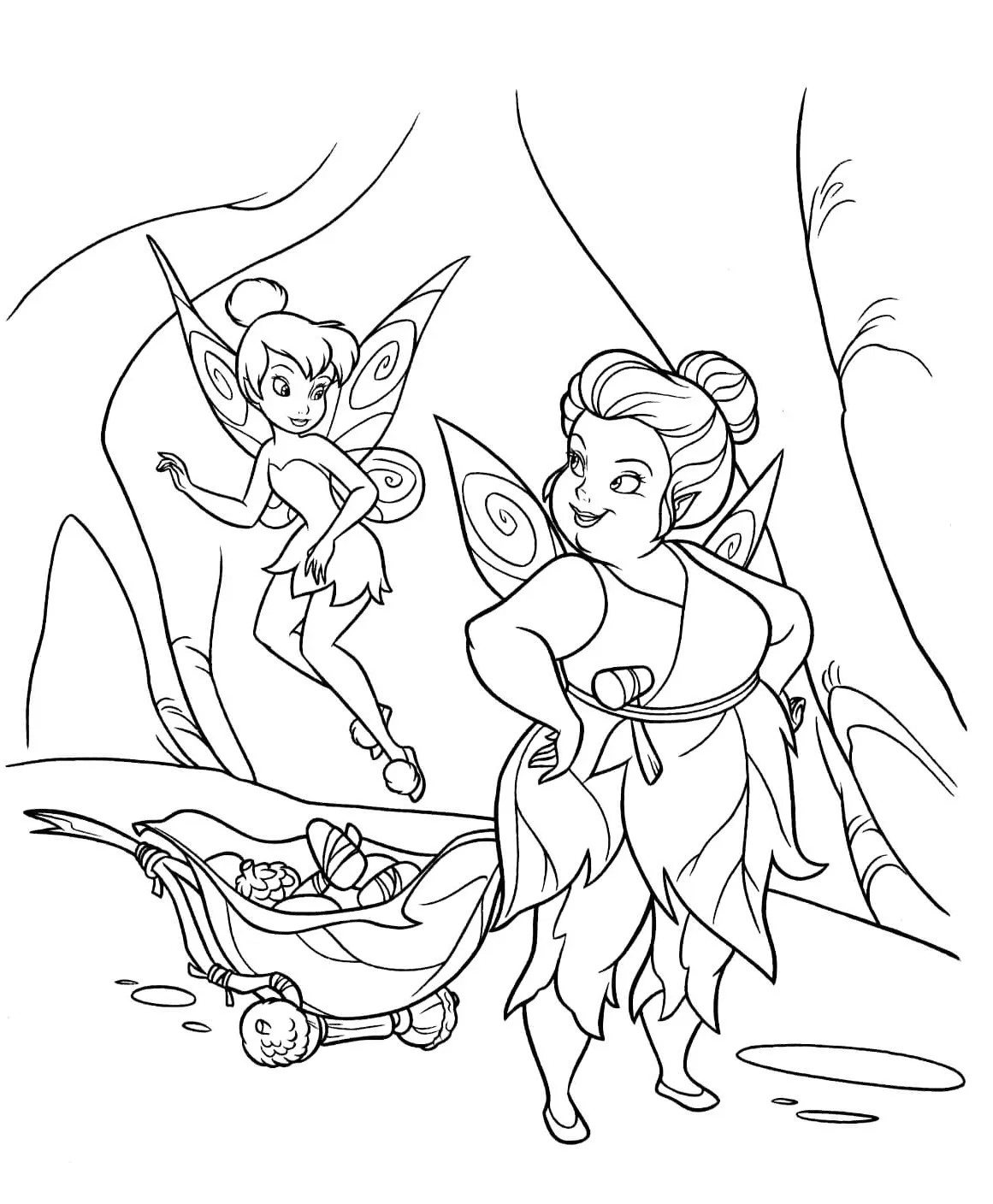 Dibujos para colorear e imprimir Tinker Bell