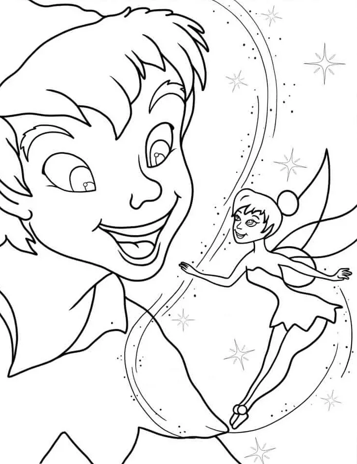 Dibujos para colorear e imprimir Tinker Bell