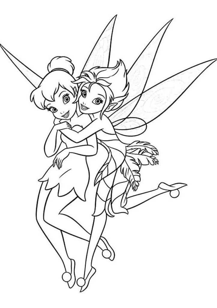 Dibujos para colorear e imprimir Tinker Bell