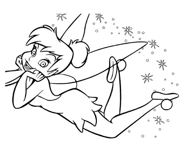 Dibujos para colorear e imprimir Tinker Bell