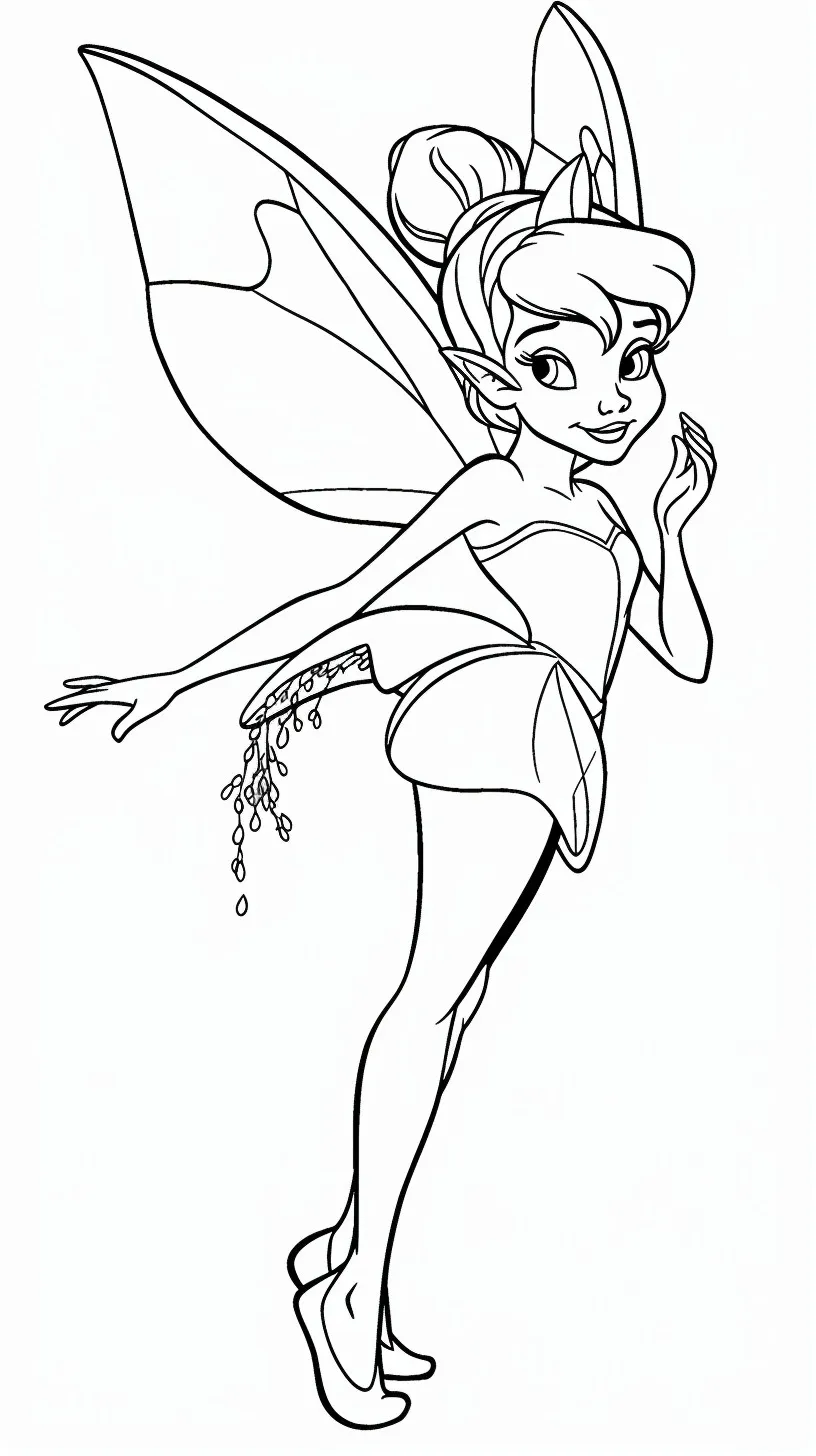 Dibujos para colorear e imprimir Tinker Bell