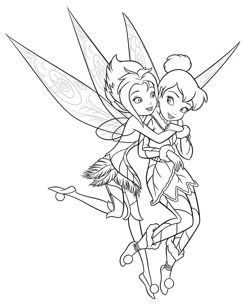 Dibujos para colorear e imprimir Tinker Bell