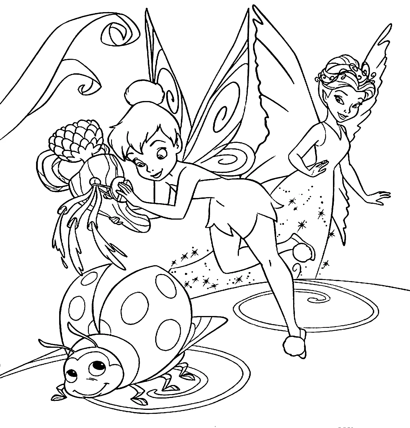 Dibujos para colorear e imprimir Tinker Bell