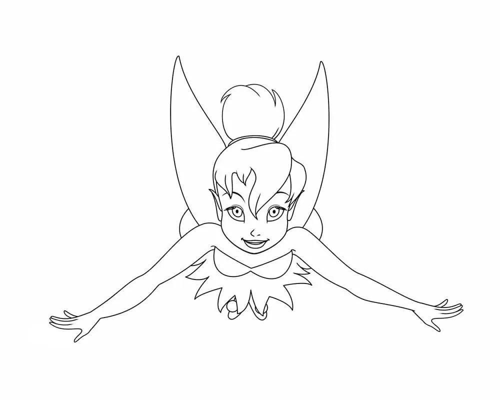 Dibujos para colorear e imprimir Tinker Bell