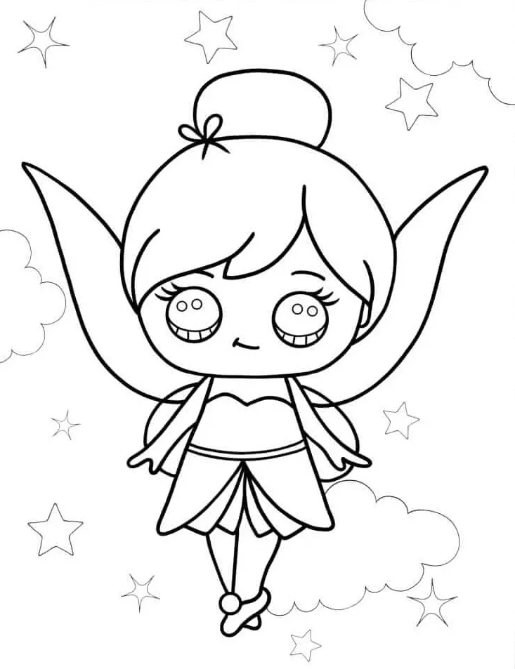 Dibujos para colorear e imprimir Tinker Bell