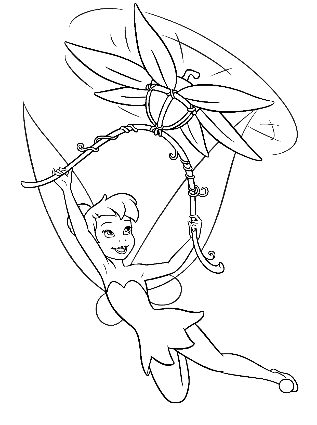 Dibujos para colorear e imprimir Tinker Bell