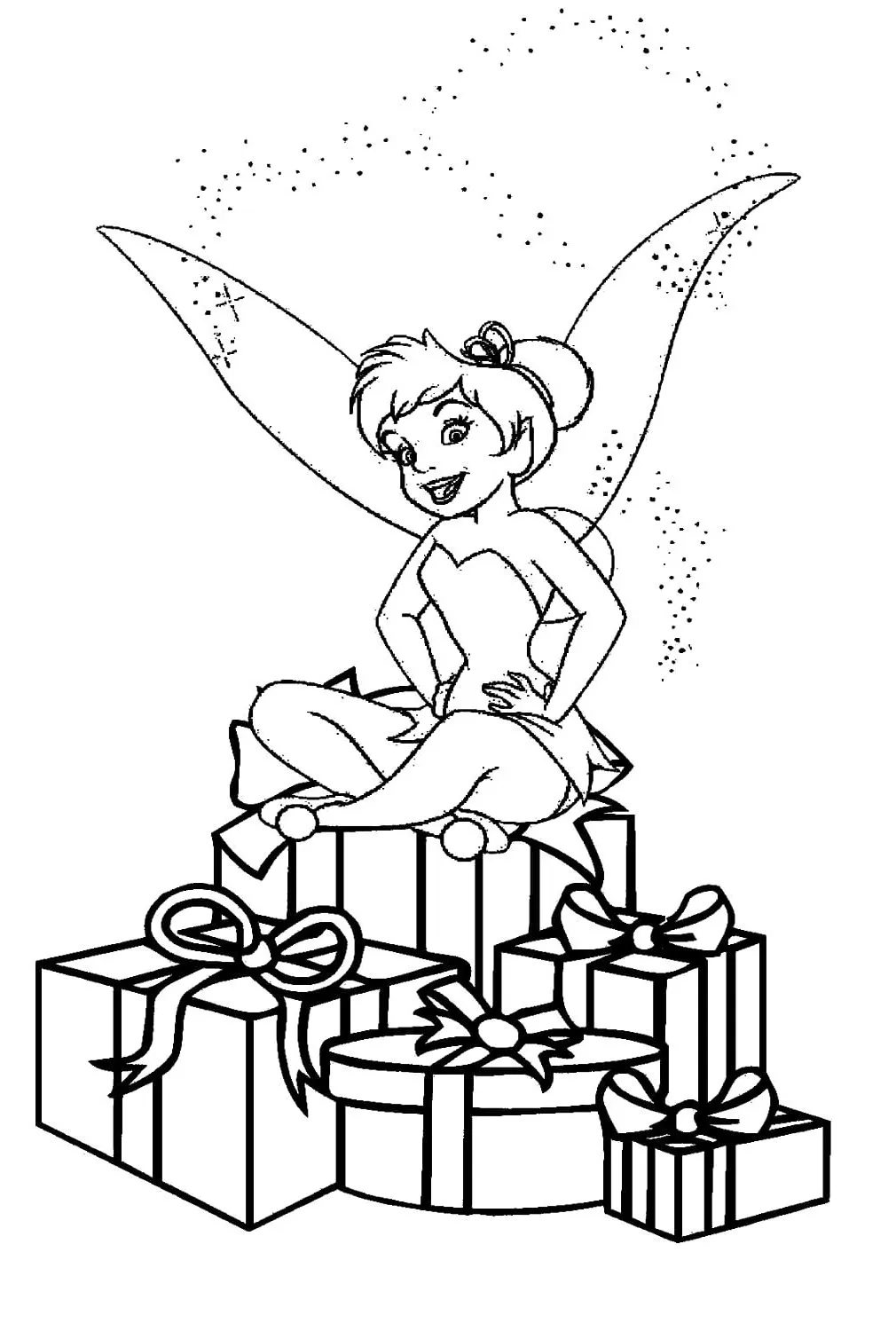 Dibujos para colorear e imprimir Tinker Bell