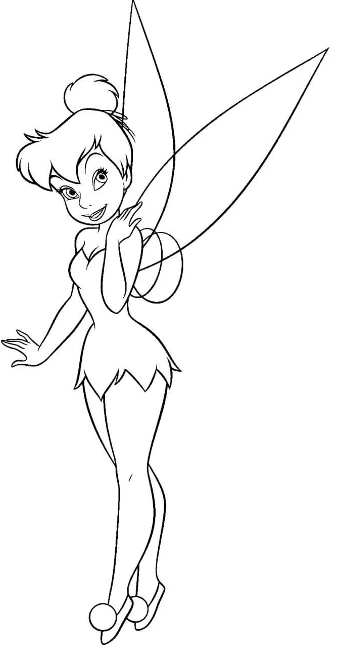 Dibujos para colorear e imprimir Tinker Bell