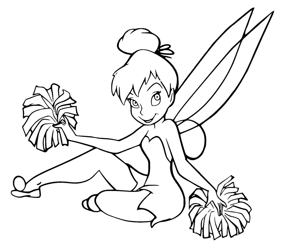 Dibujos para colorear e imprimir Tinker Bell