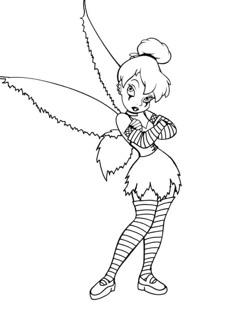 Dibujos para colorear e imprimir Tinker Bell