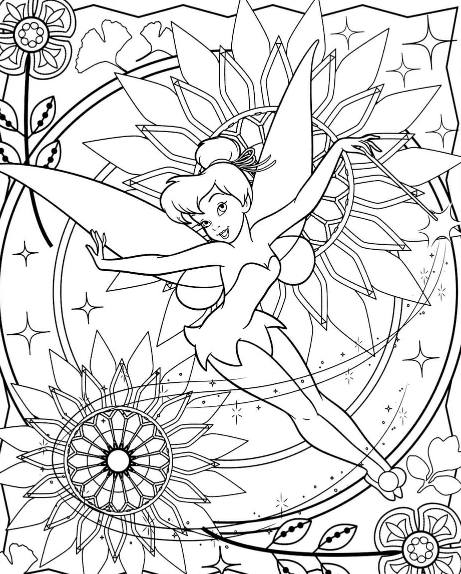 Dibujos para colorear e imprimir Tinker Bell