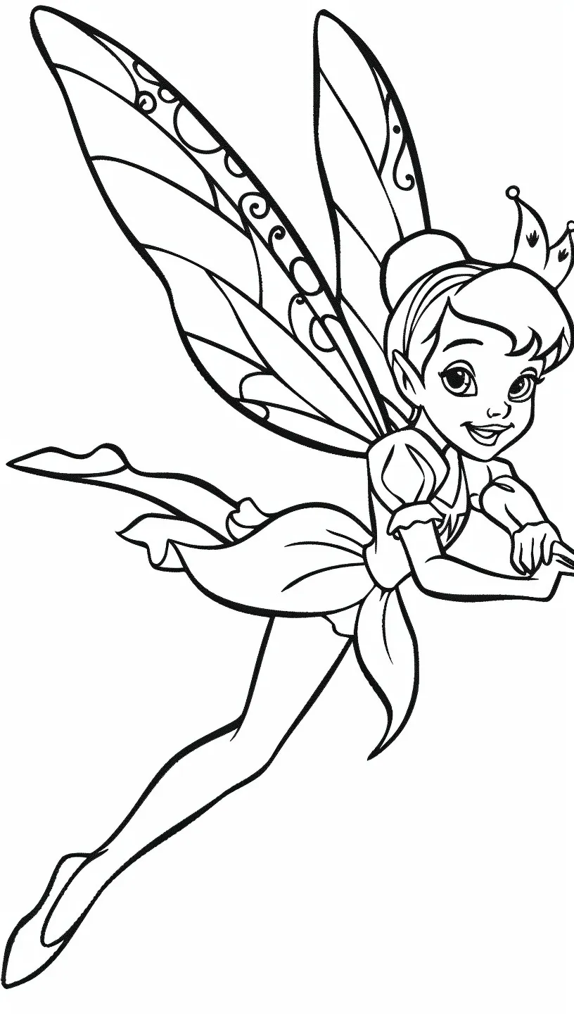 Dibujos para colorear e imprimir Tinker Bell