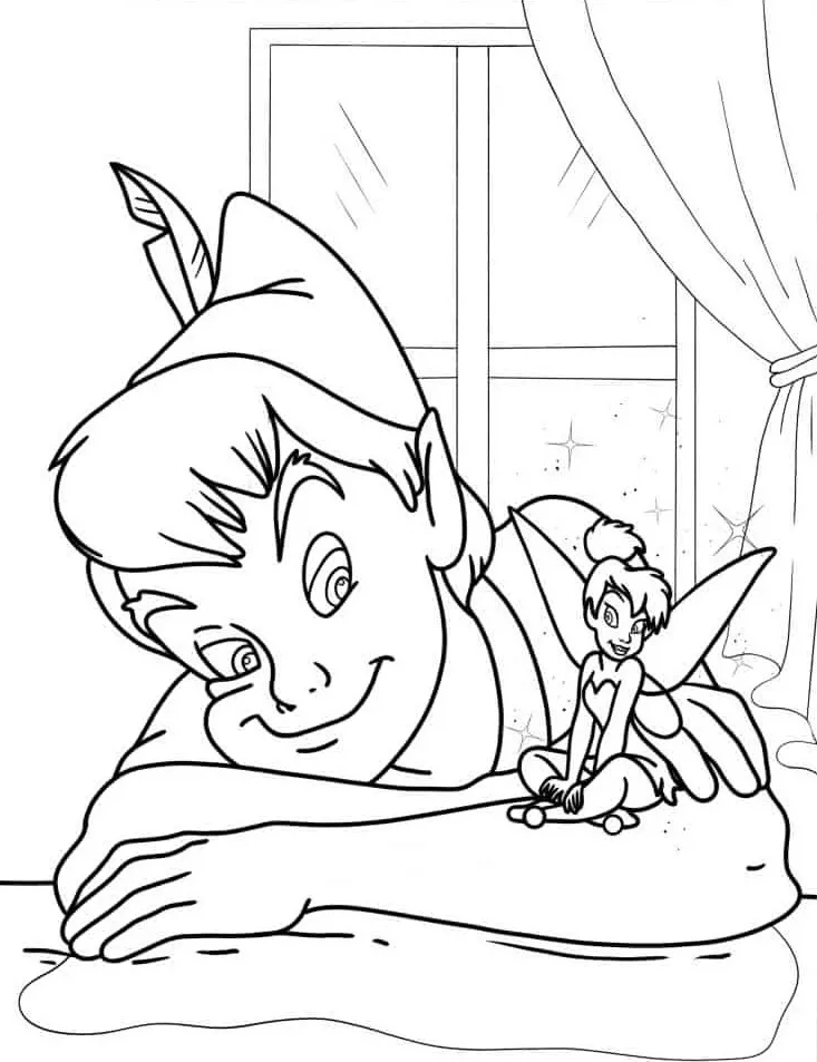 Dibujos para colorear e imprimir Tinker Bell