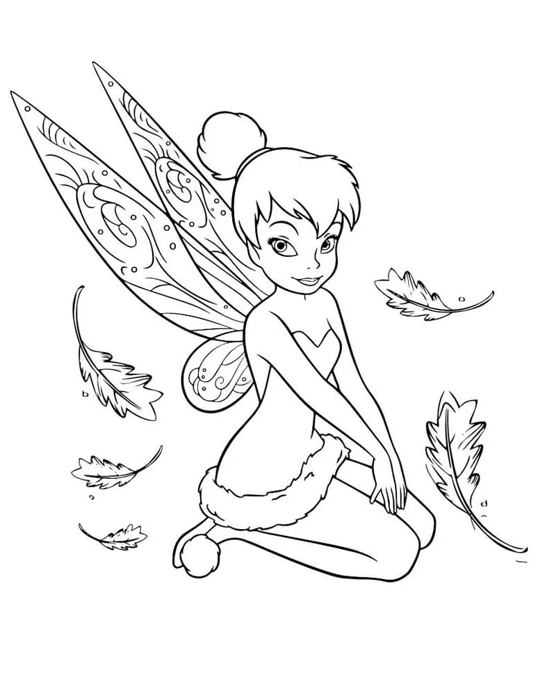 Dibujos para colorear e imprimir Tinker Bell