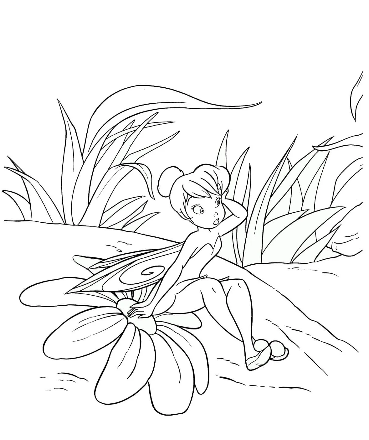 Dibujos para colorear e imprimir Tinker Bell