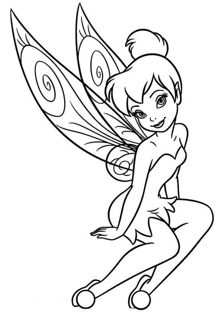 Dibujos para colorear e imprimir Tinker Bell