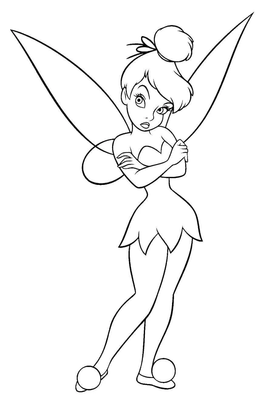 Dibujos para colorear e imprimir Tinker Bell