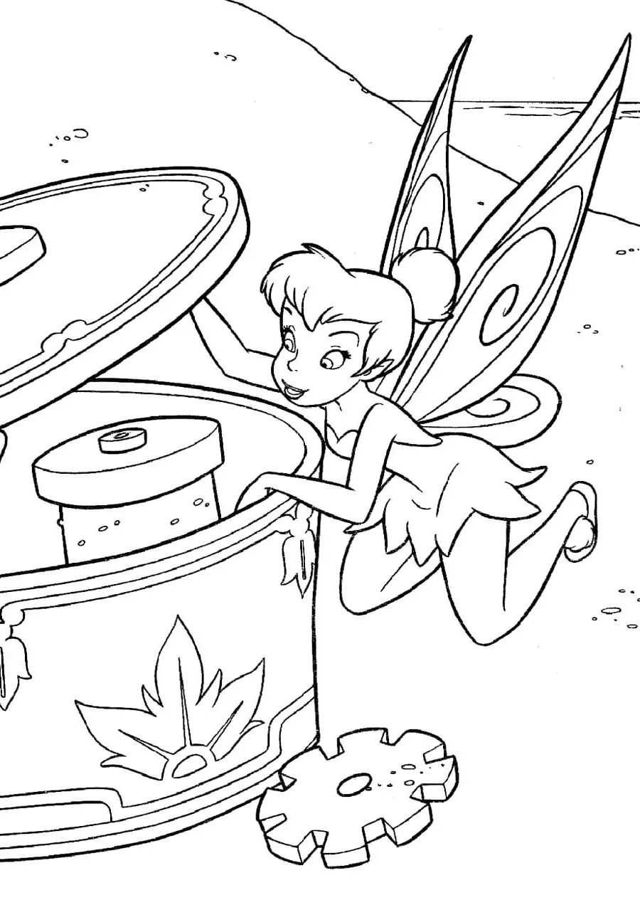 Dibujos para colorear e imprimir Tinker Bell