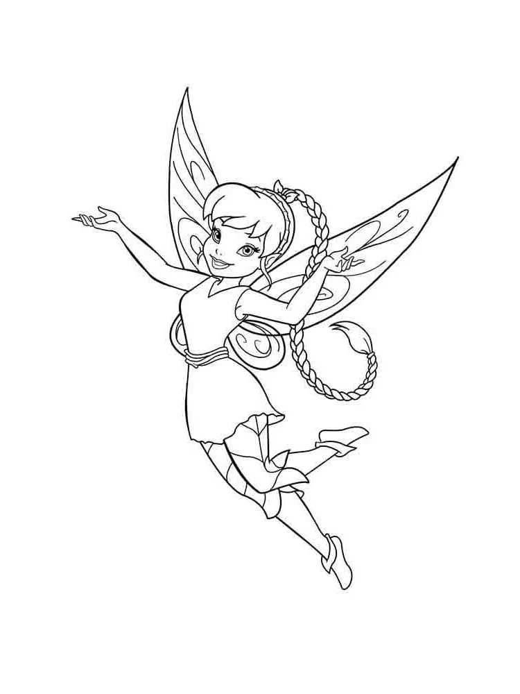 Dibujos para colorear e imprimir Tinker Bell