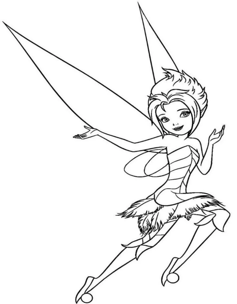 Dibujos para colorear e imprimir Tinker Bell