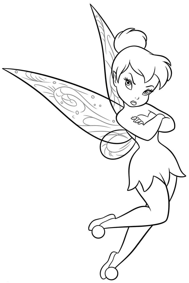 Dibujos para colorear e imprimir Tinker Bell