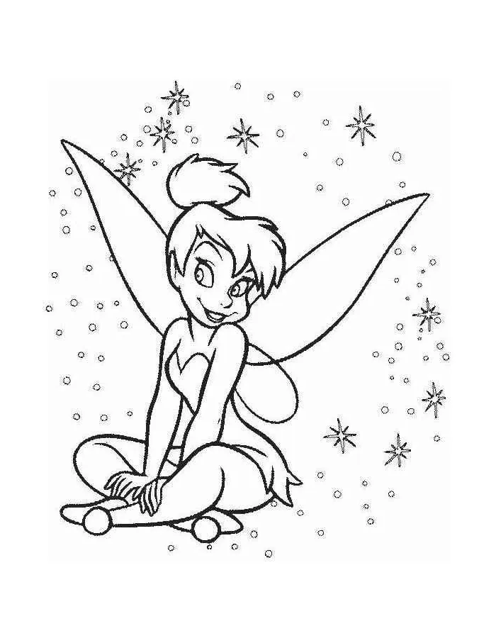 Dibujos para colorear e imprimir Tinker Bell