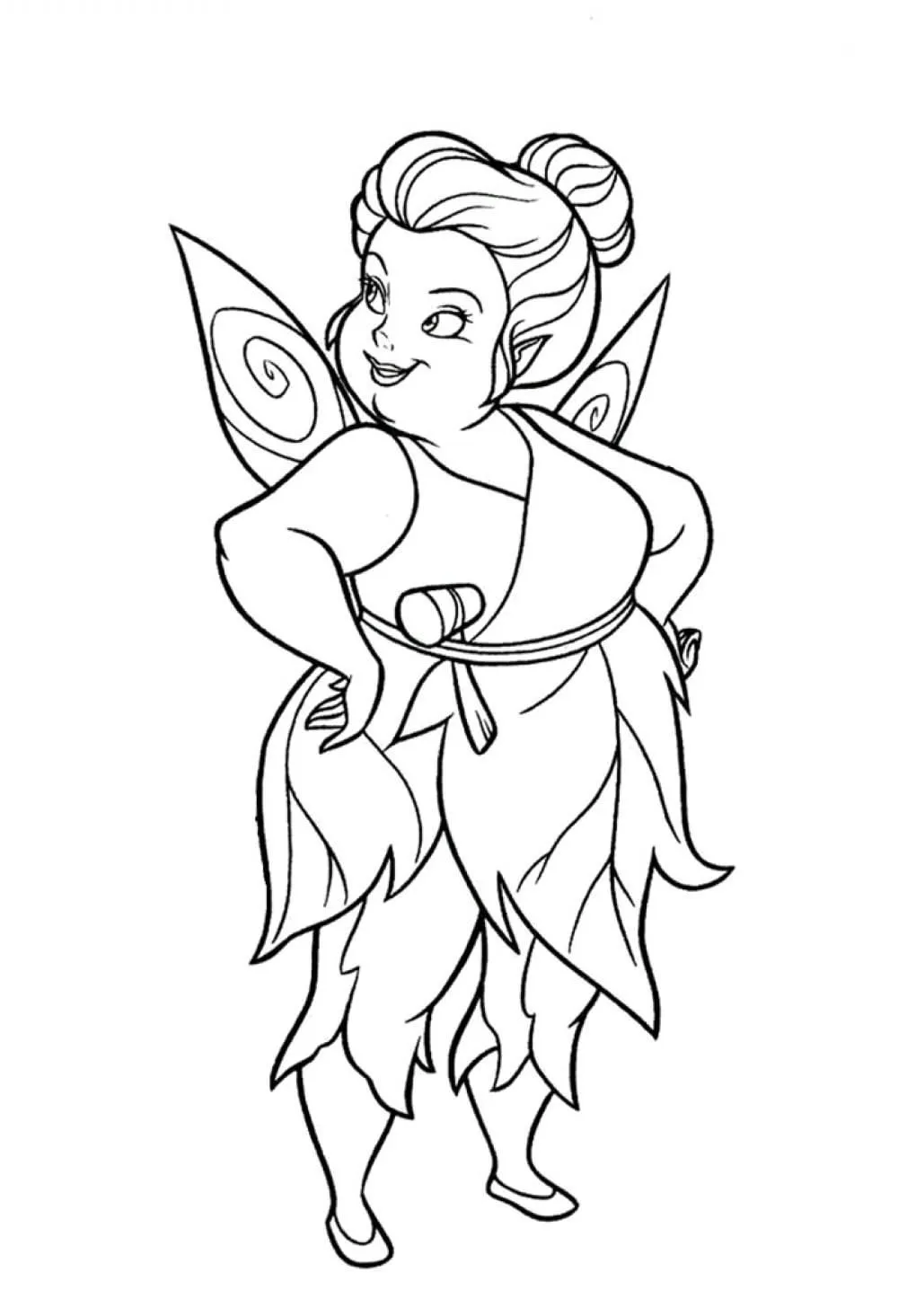 Dibujos para colorear e imprimir Tinker Bell