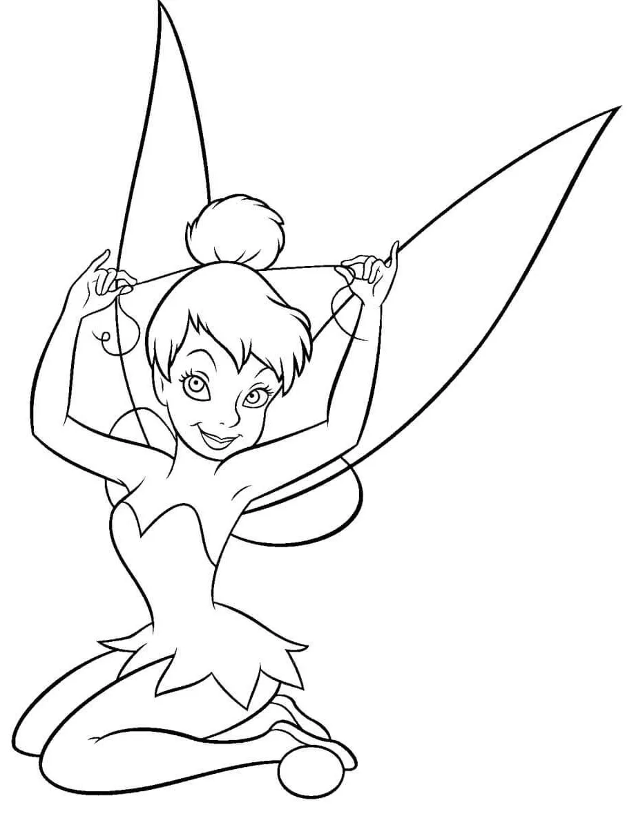 Dibujos para colorear e imprimir Tinker Bell