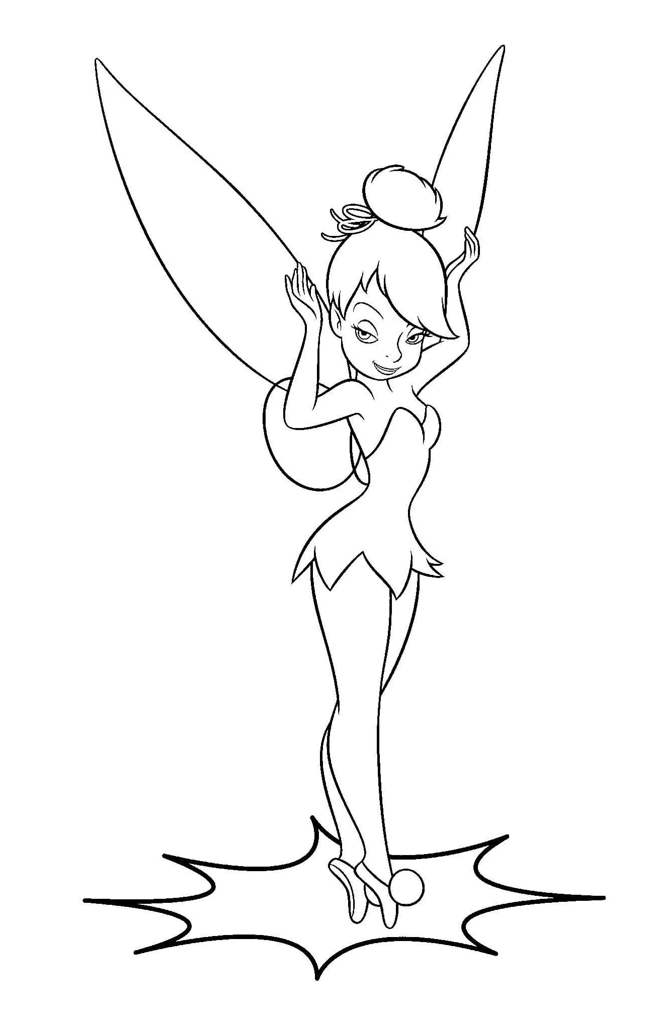 Dibujos para colorear e imprimir Tinker Bell