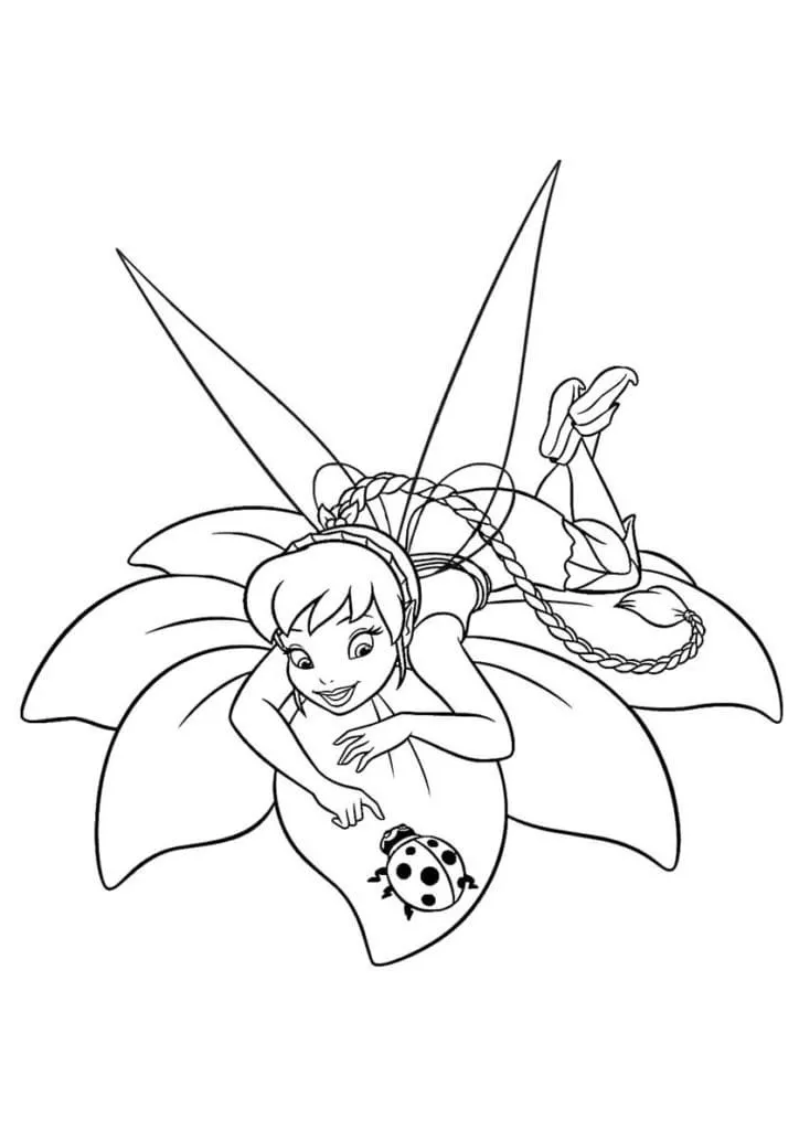 Dibujos para colorear e imprimir Tinker Bell