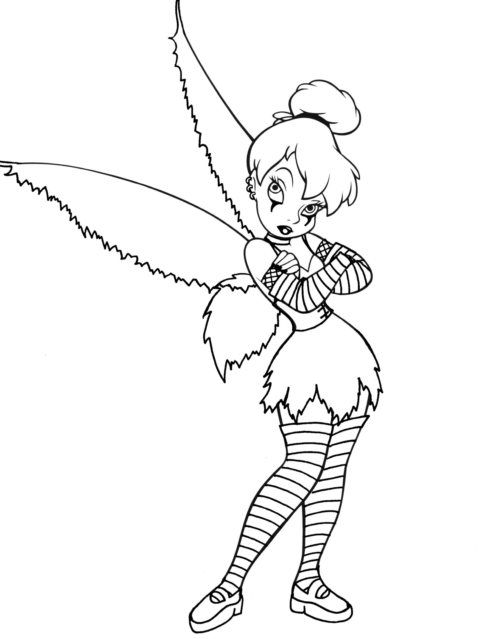 Dibujos para colorear e imprimir Tinker Bell