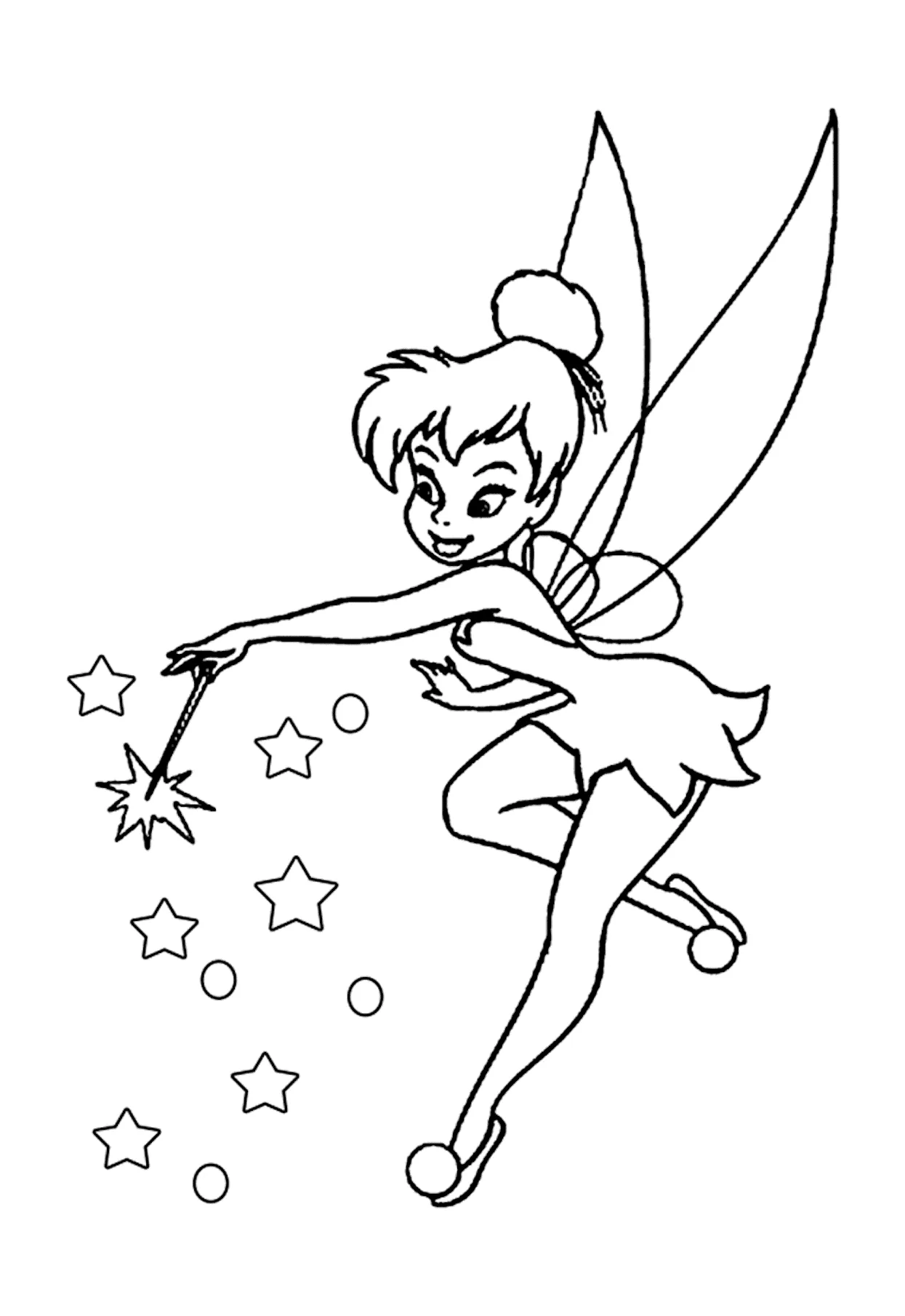 Dibujos para colorear e imprimir Tinker Bell