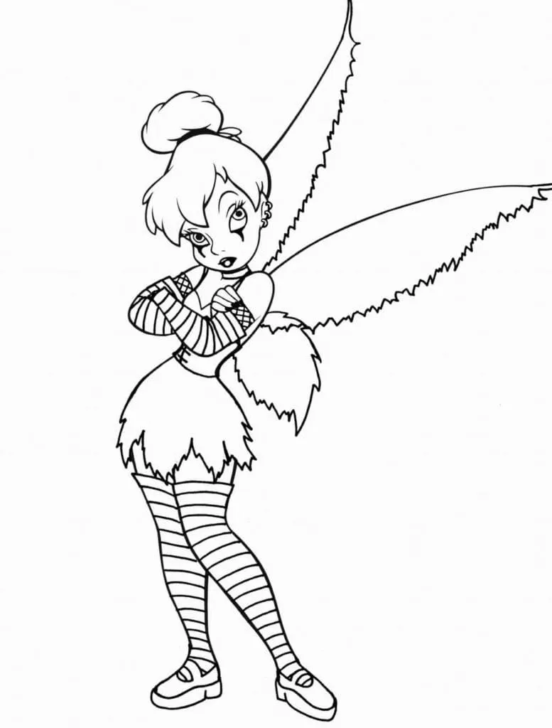 Dibujos para colorear e imprimir Tinker Bell